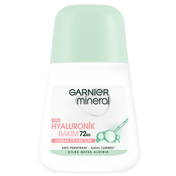 رول ضد تعریق زنانه 72 ساعته Hyaluronik Bakim گارنیه 50ml