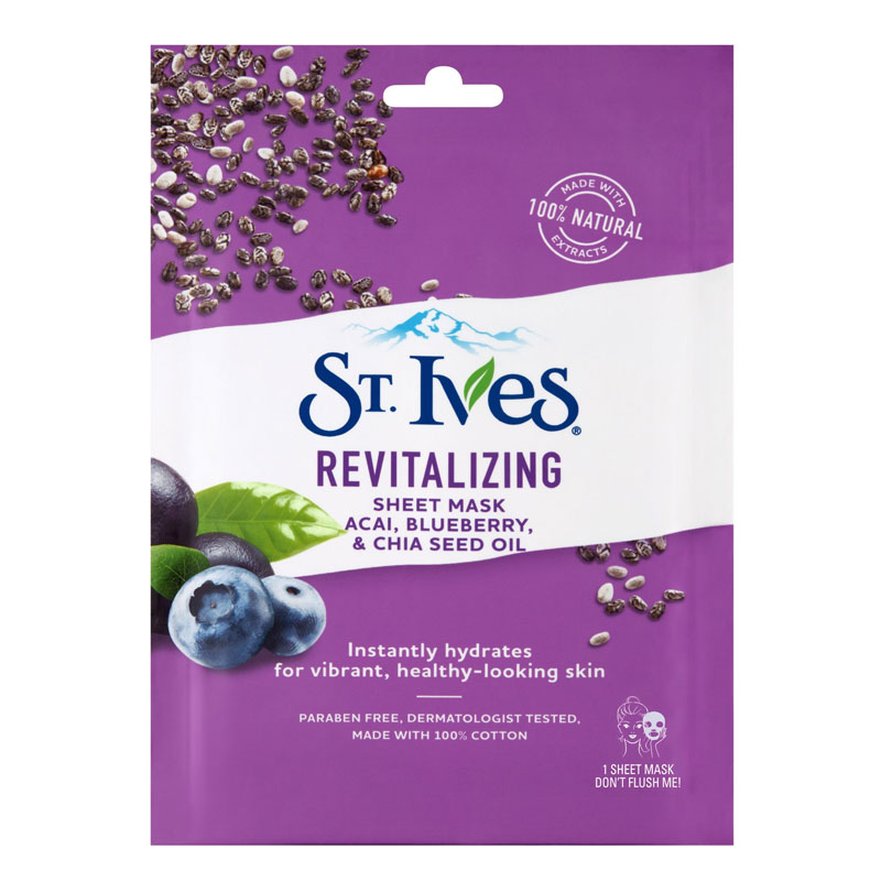 ماسک نقابی عصاره بلوبری Revitalizing سینت ایوز