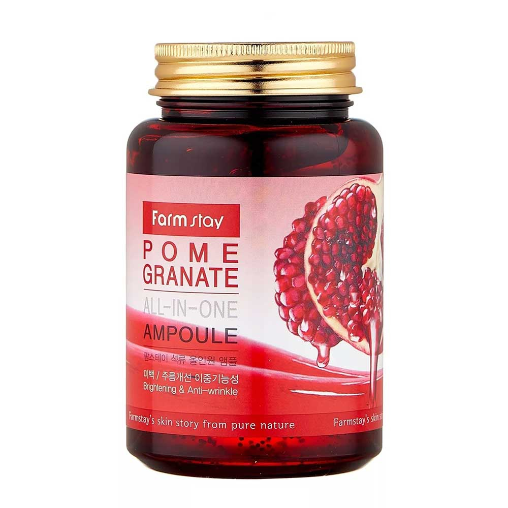 آمپول روشن کننده و ضد چروک انار فارم استی 250ml