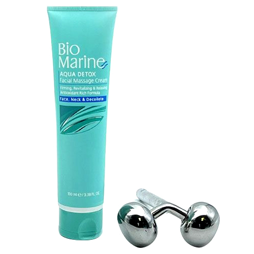کیت ماساژ صورت و گردن بایومارین Aqua Detox 