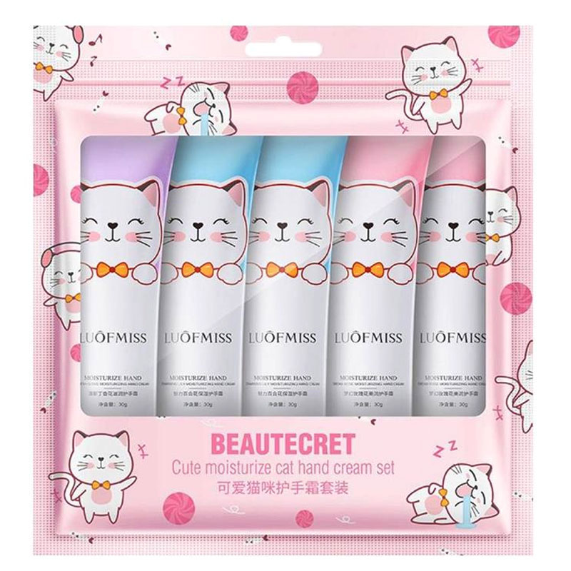 پک 5 عددی کرم مرطوب کننده دست Cute Cat لوفمیس