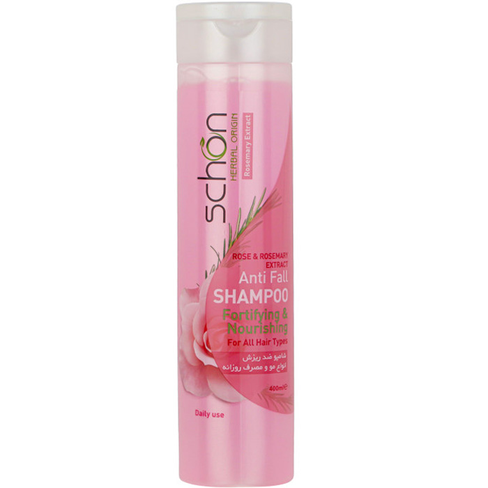 شامپو ضد ریزش عصاره رز و رزماری شون 400ml