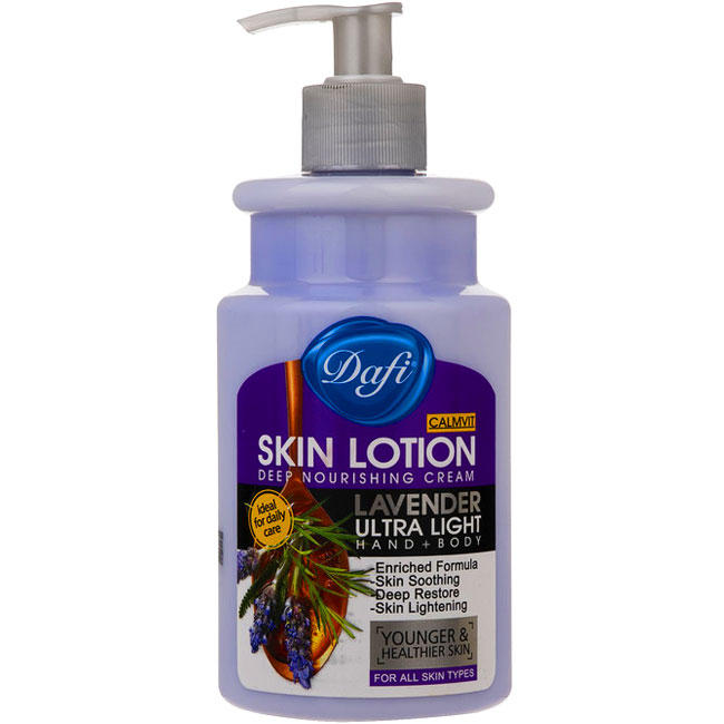 لوسیون بدن انواع پوست عصاره اسطوخودوس دافی 470ml