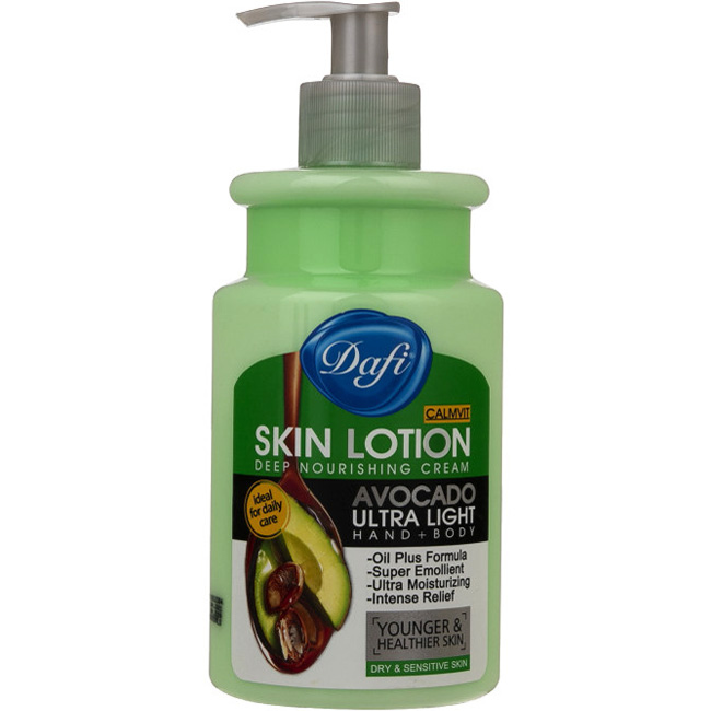 لوسیون بدن پوست خشک و حساس عصاره آووکادو دافی 470ml