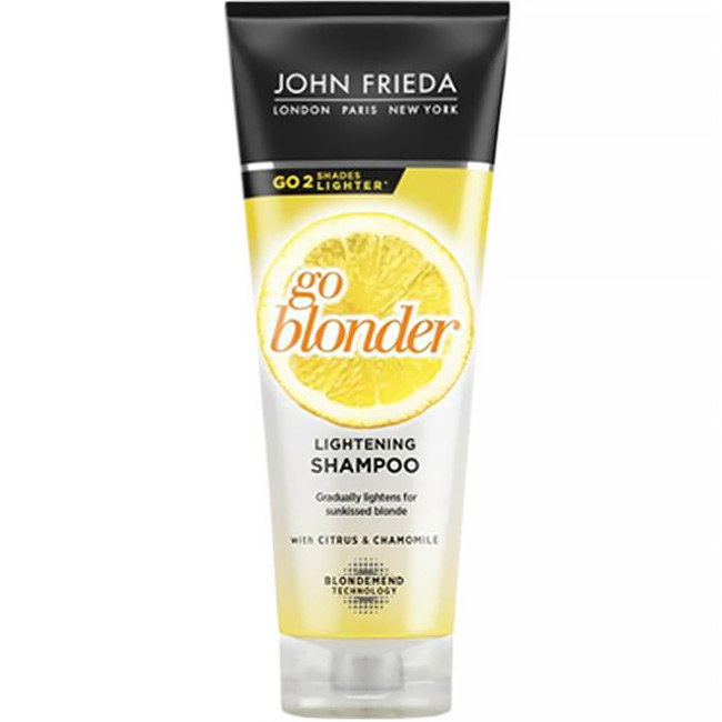 شامپو روشن و درخشان کننده موهای بلوند go blonder جان فریدا 250ml
