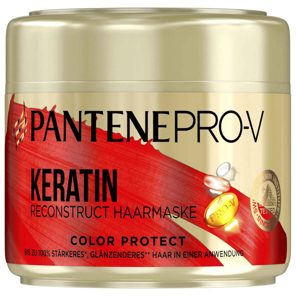 ماسک تثبیت کننده موهای رنگ شده Keratin پنتن 300ml