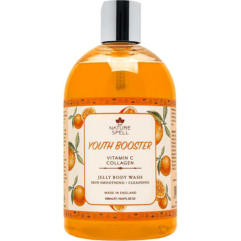شامپو بدن ویتامین سی و کلاژن Youth Booster نیچر اسپل 500ml