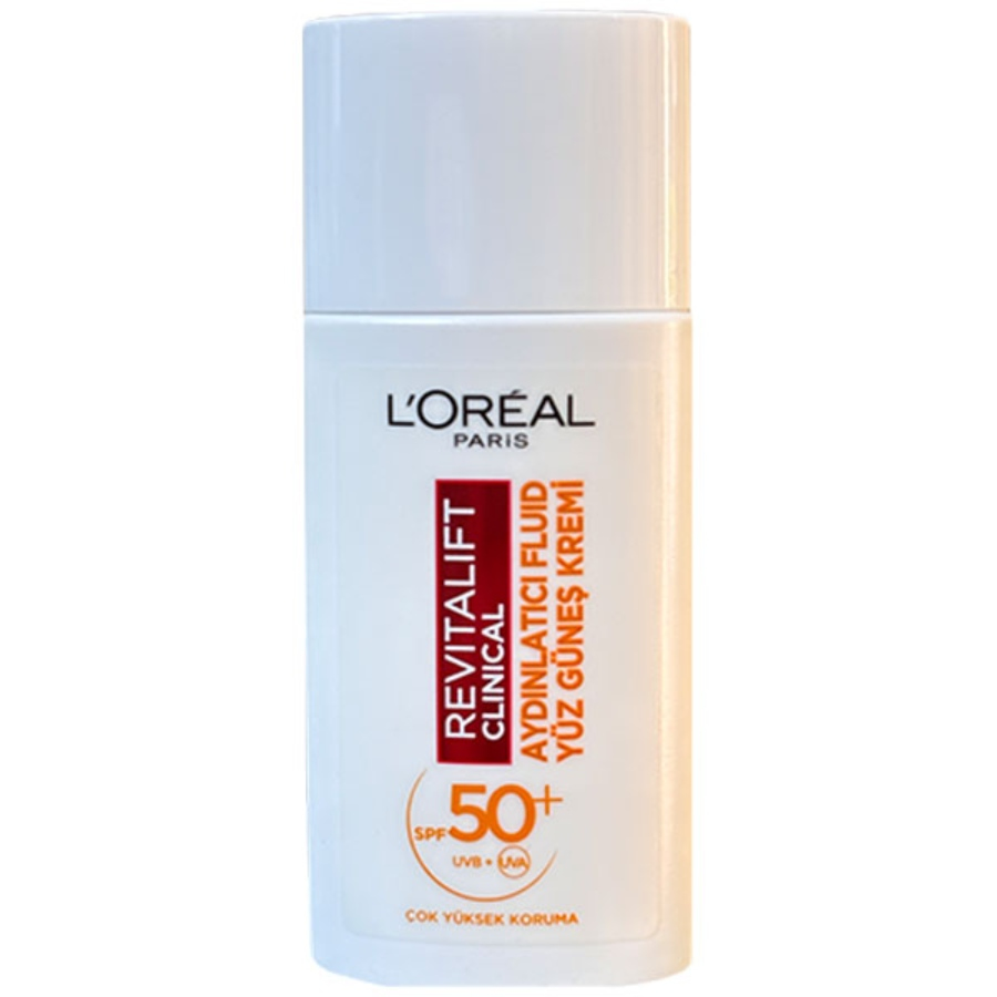 ضد آفتاب فلوئیدی ویتامین سی کلینیکال لورال SPF50