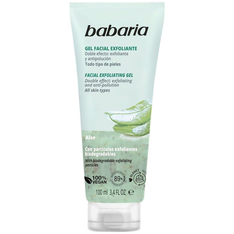 ژل اسکراب لایه بردار عصاره آلوئه ورا باباریا 100ml