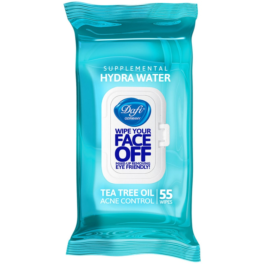 دستمال مرطوب پاک کننده آرایش دافی Face Off هیدرا واتر 55 عددی