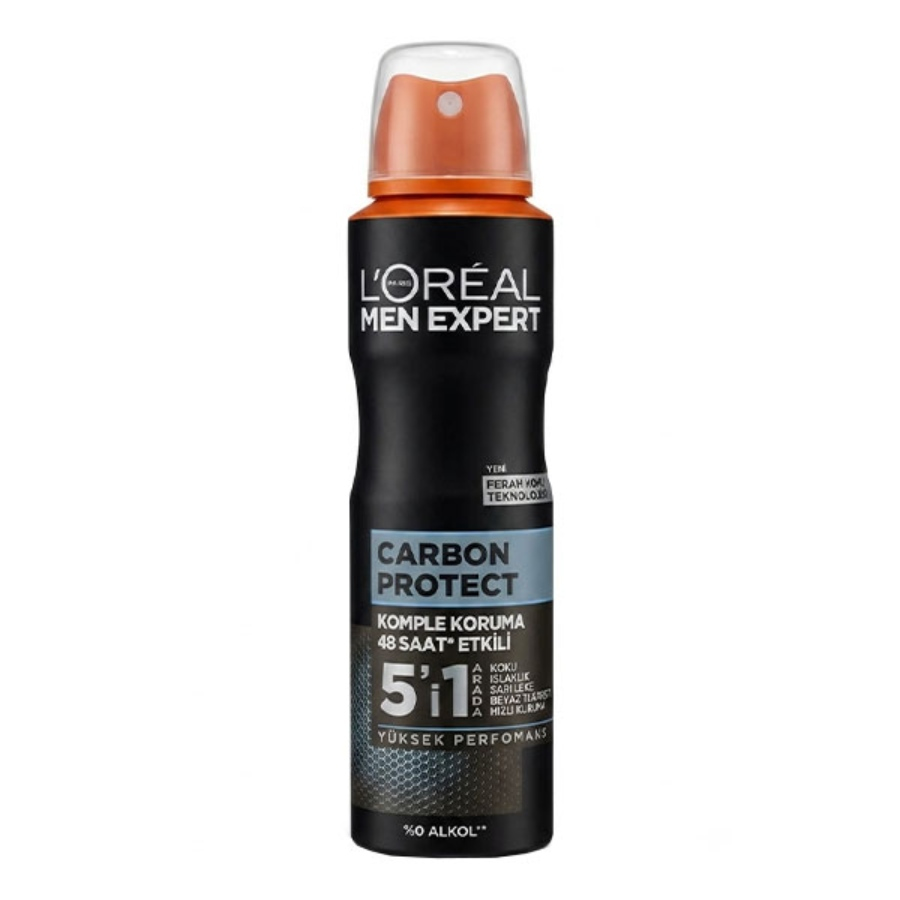 اسپری ضد تعریق مردانه لورال carbon protect 