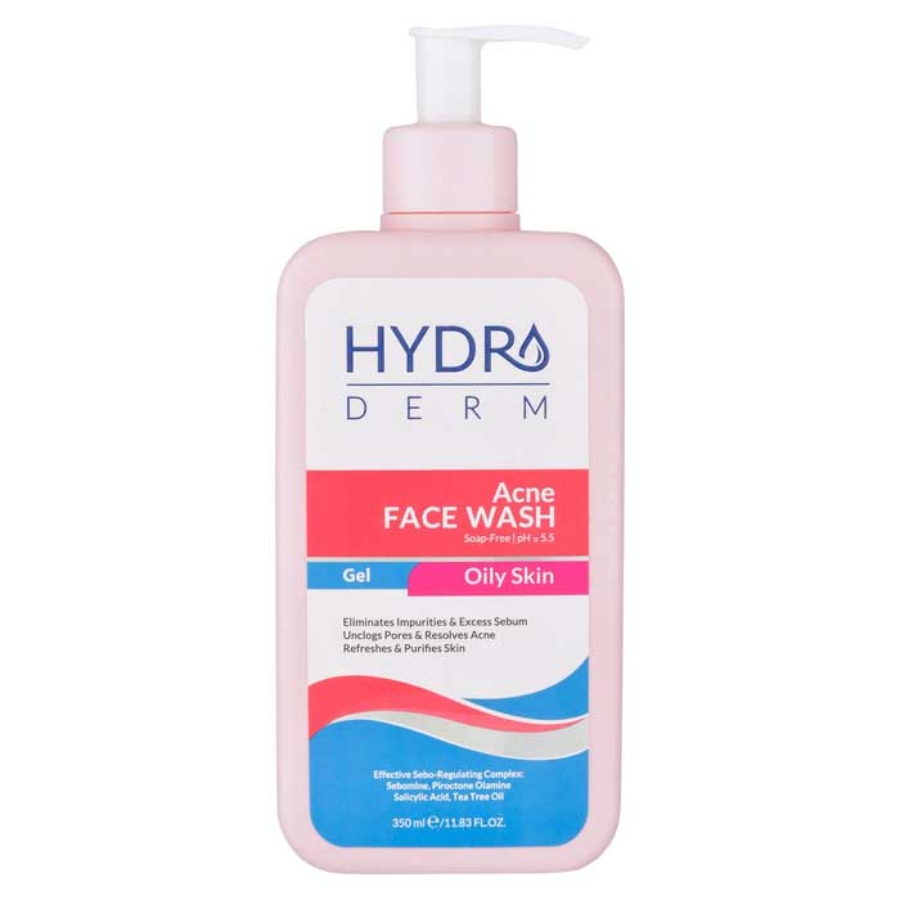 ژل شستشو صورت هیدرودرم پوست چرب 350ml 