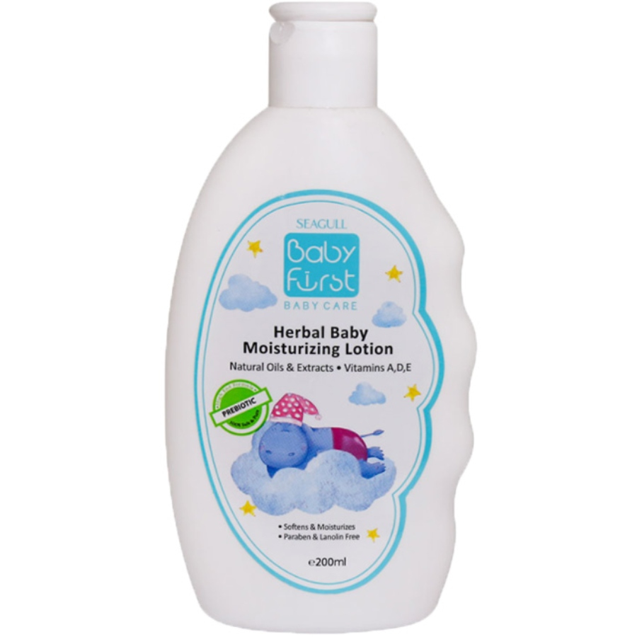 لوسیون مرطوب کننده گیاهی کودک Baby First سی گل 200ml
