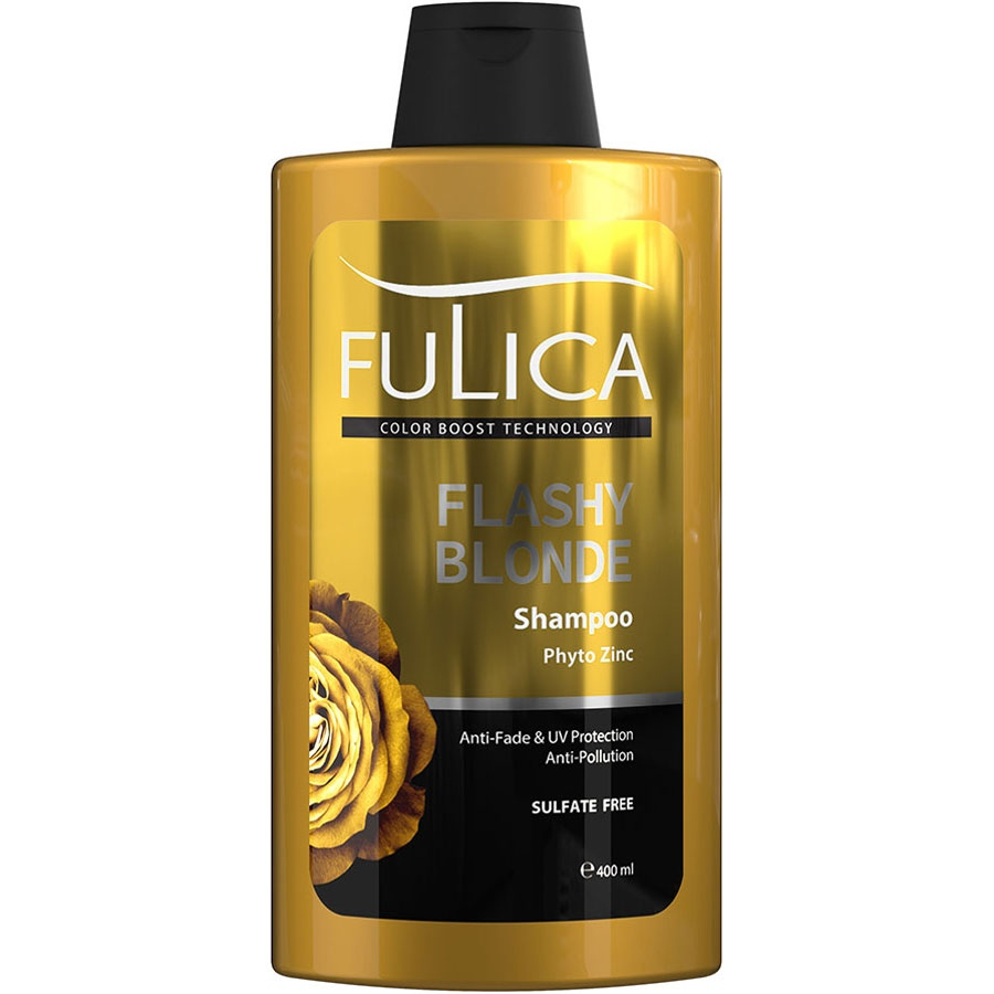 شامپو فاقد سولفات تثبیت کننده رنگ موهای بلوند فولیکا 400ml
