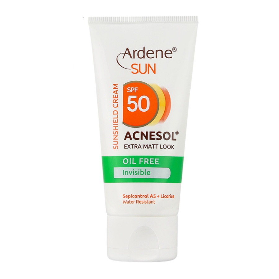 کرم ضد آفتاب بی رنگ Acnesol SPF50 آردن سان 50ml