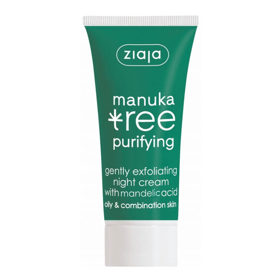 کرم شب لایه بردار پوست های چرب و مختلط Manuka Tree ژایا 50ml