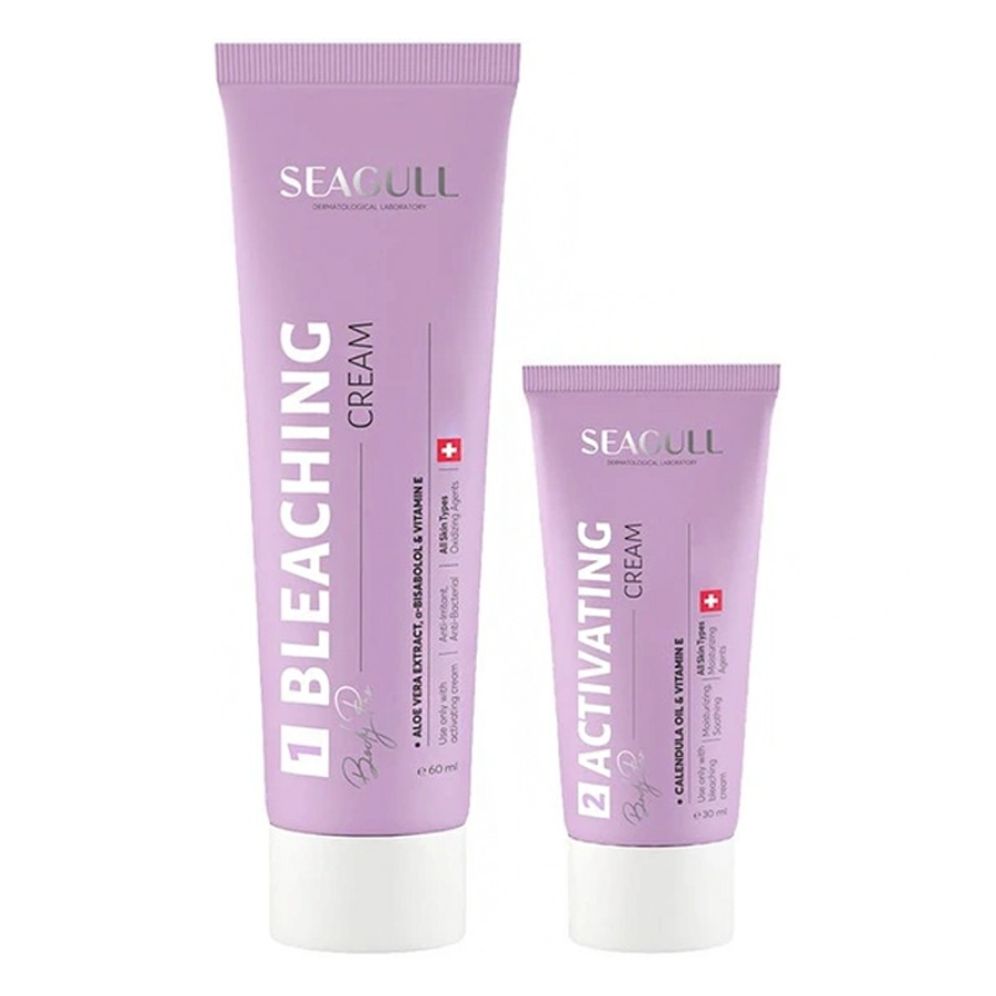 کرم مکمل بی رنگ کننده صورت و بدن سی گل 60ml + 30ml