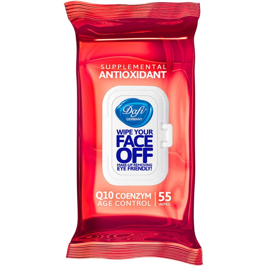 دستمال مرطوب پاک کننده آرایش دافی Face Off آنتی اکسیدان 55 عددی