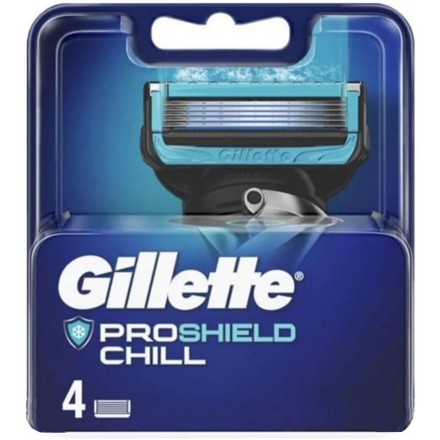 تیغ یدک ژیلت مدل proshield chill بسته 4 عددی