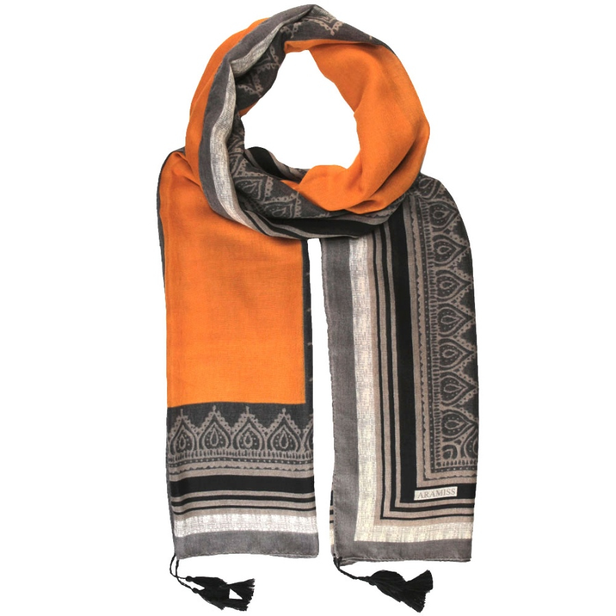 شال نخی حاشیه دار کد 16003