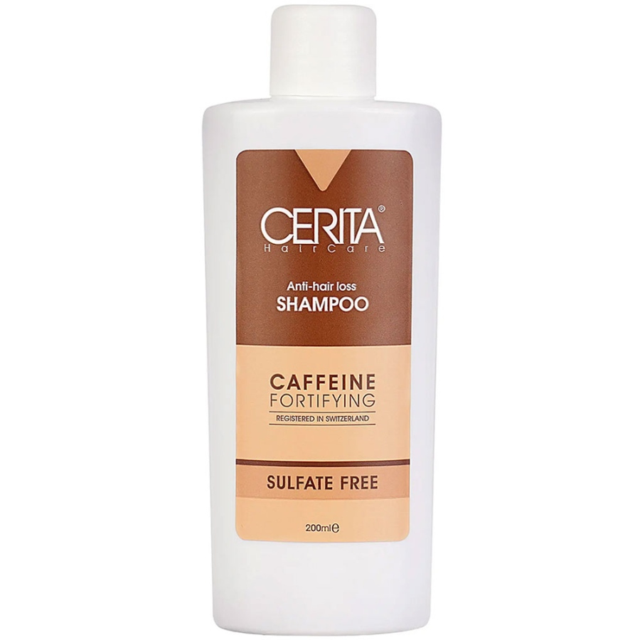 شامپو کافئین فاقد سولفات سریتا موهای خشک و معمولی 200ml