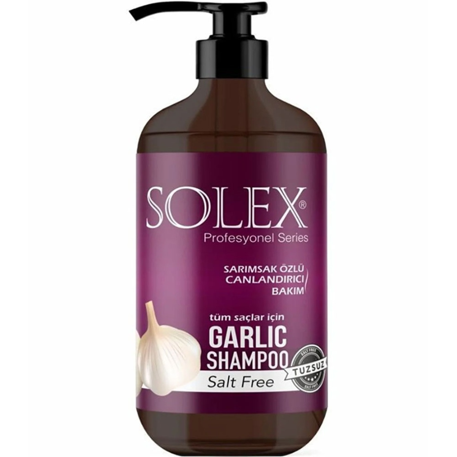 شامپو فاقد نمک حاوی عصاره سیر سولکس 1000ml