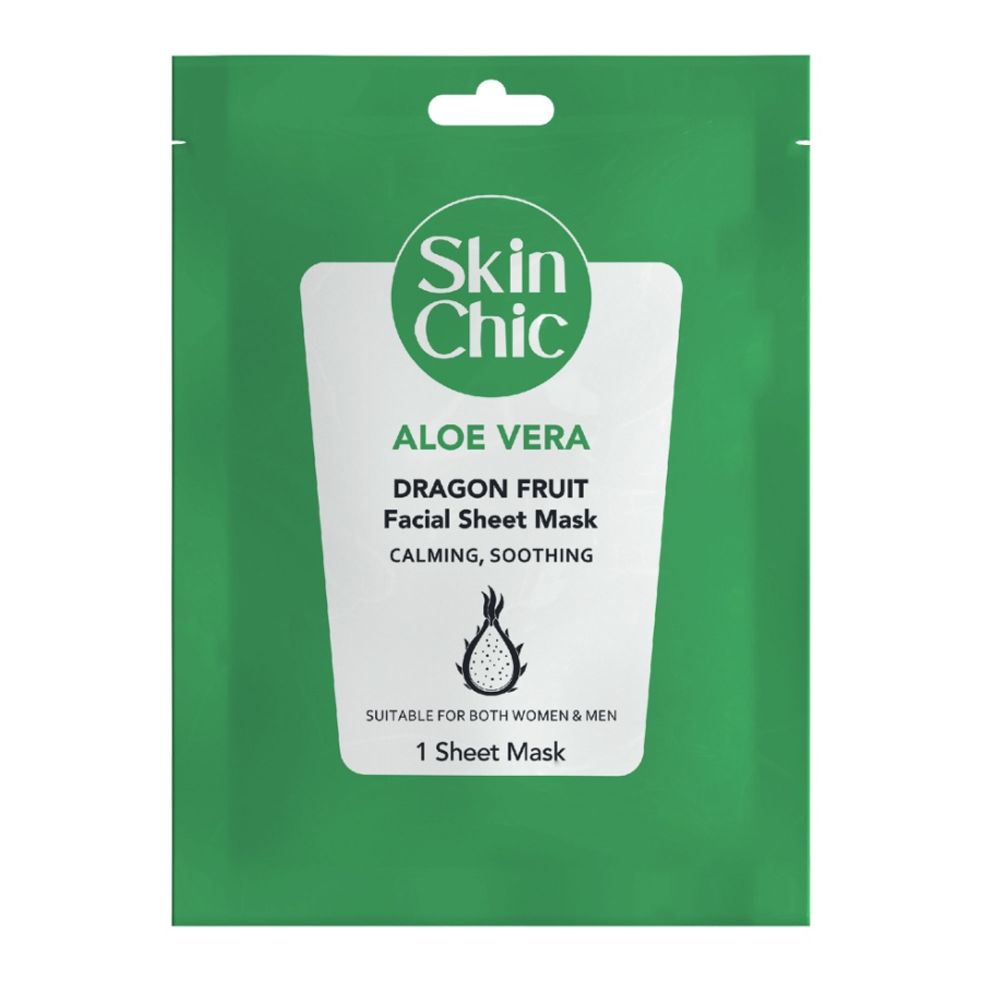 ماسک صورت آلوئه ورا اسکین شیک حاوی عصاره دراگون 18ml