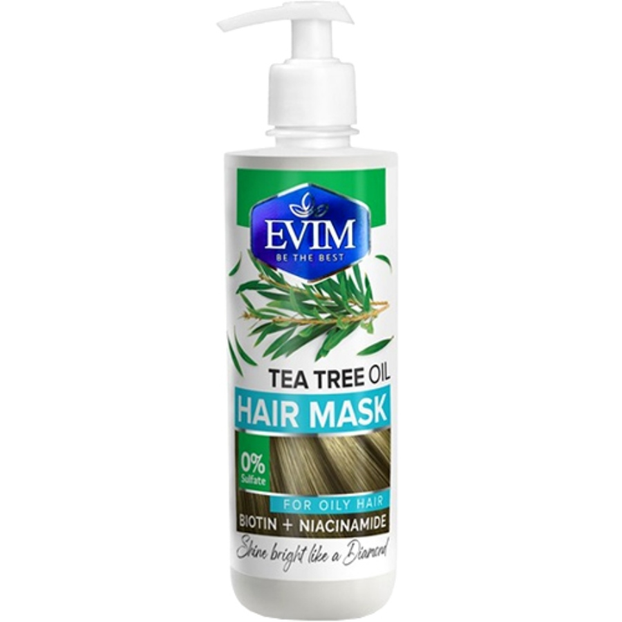 ماسک مو فاقد سولفات روغن درخت چای ایویم 400ml