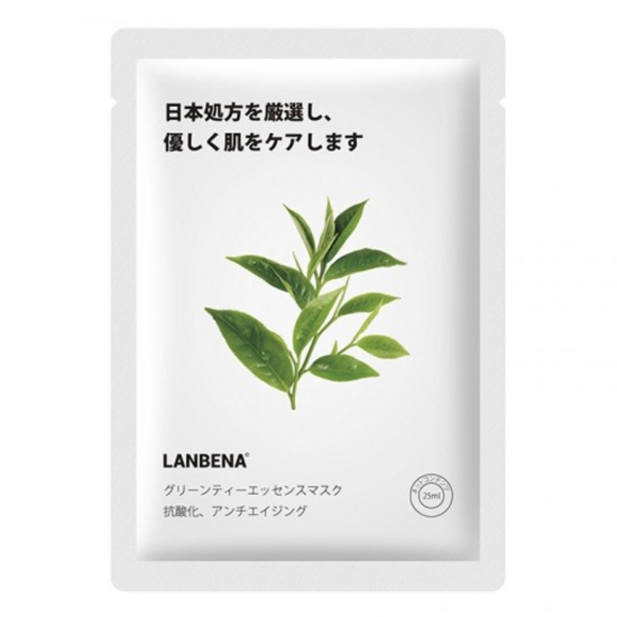 ماسک نقابی عصاره چای سبز لانبنا 25ml