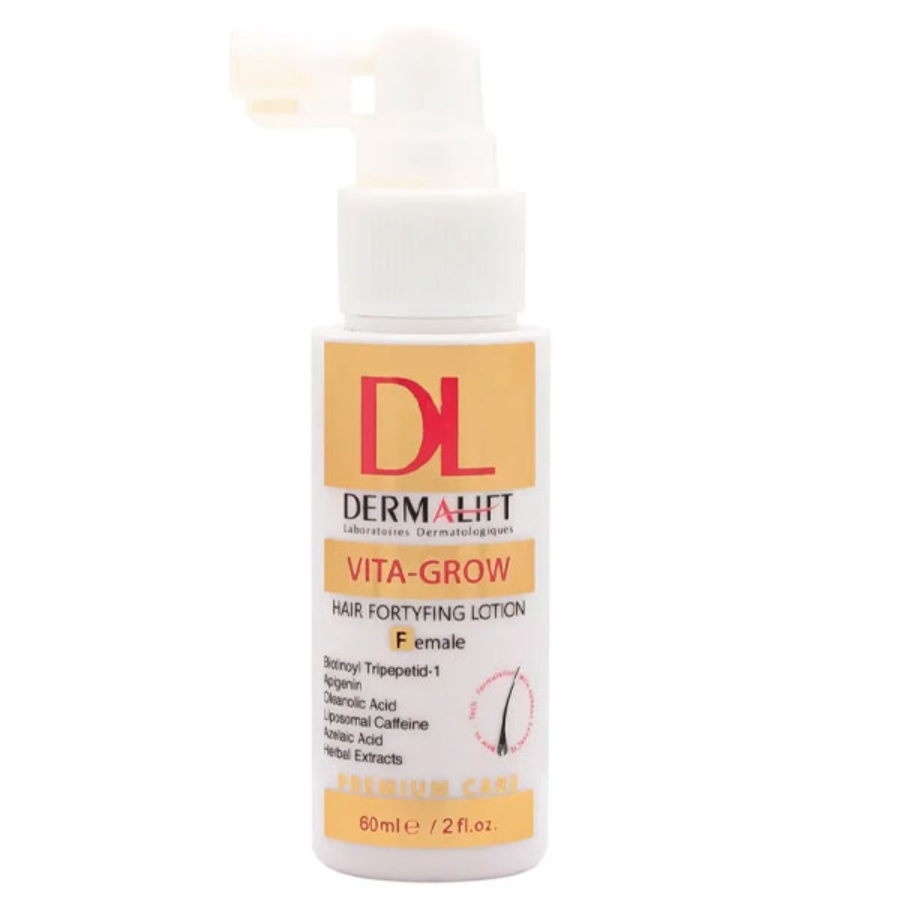 لوسیون تقویت کننده موی سر بانوان درمالیفت 60ml