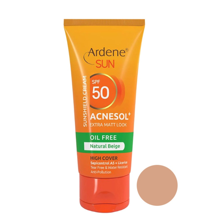کرم ضد آفتاب رنگی SPF50 Acnesol آردن سان