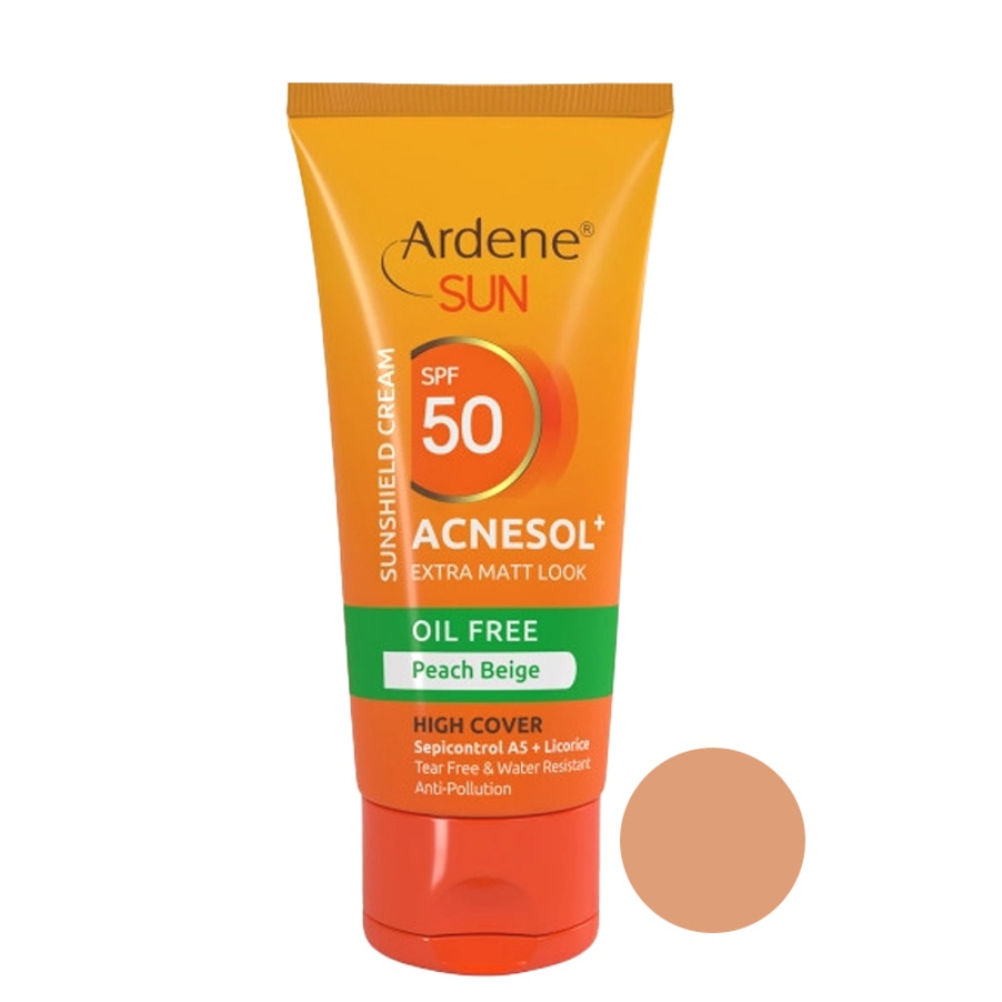 کرم ضد آفتاب رنگی SPF50 Acnesol آردن سان