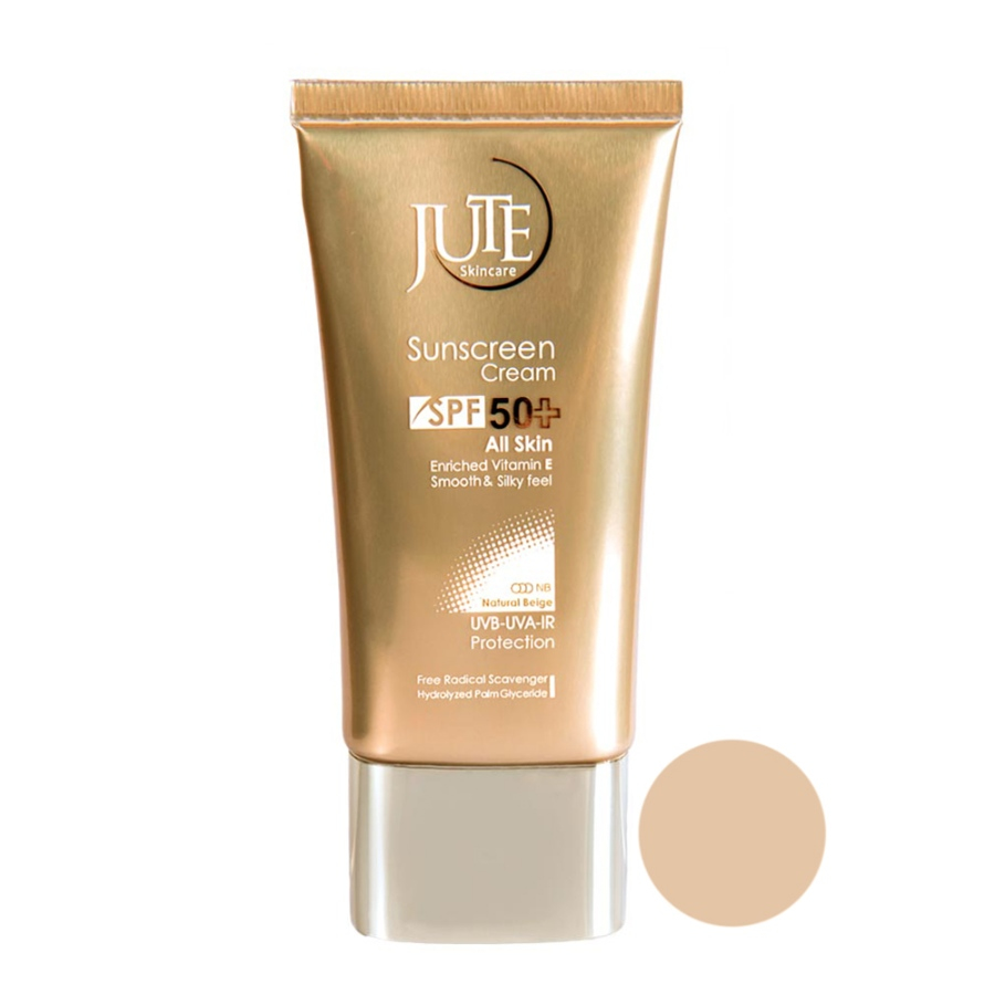 کرم ضد آفتاب رنگی SPF50 مناسب انواع پوست ژوت 40ml 