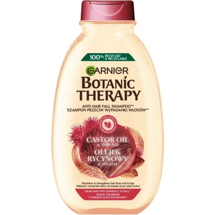 شامپو ضد ریزش روغن کرچک Botanic Therapy گارنیه 400ml