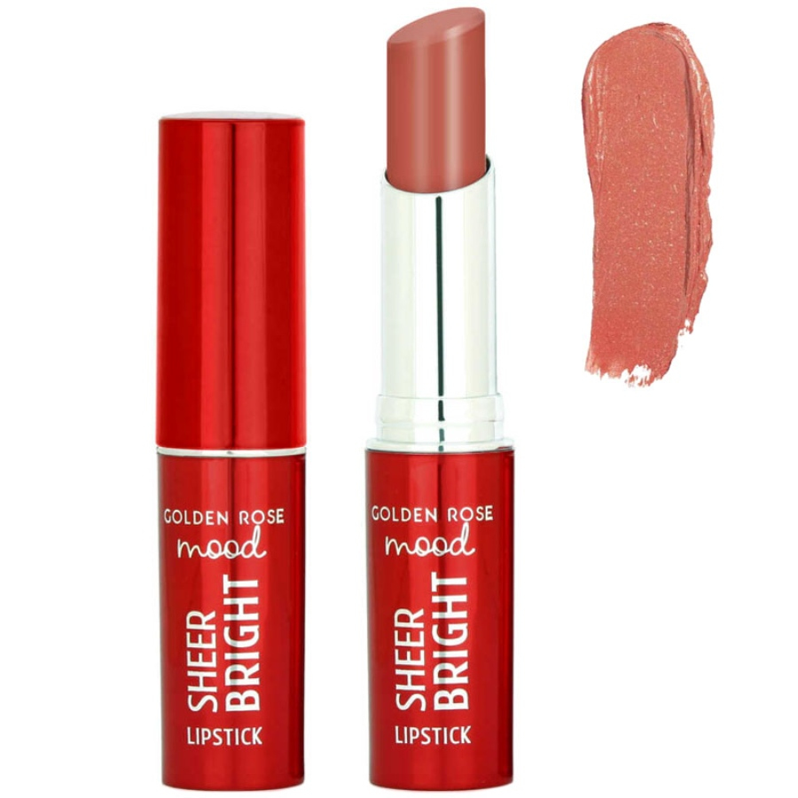 رژ لب جامد گلدن رز Sheer Bright
