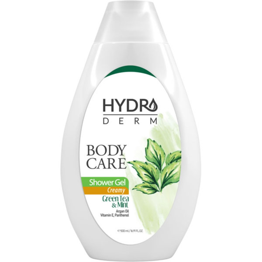 شامپو بدن هیدرودرم چای سبز و نعناع 