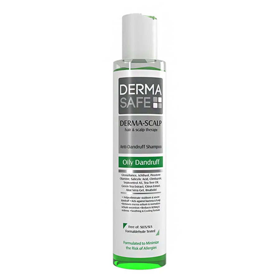 شامپو ضد شوره پوست سر چرب درماسیف 200ml