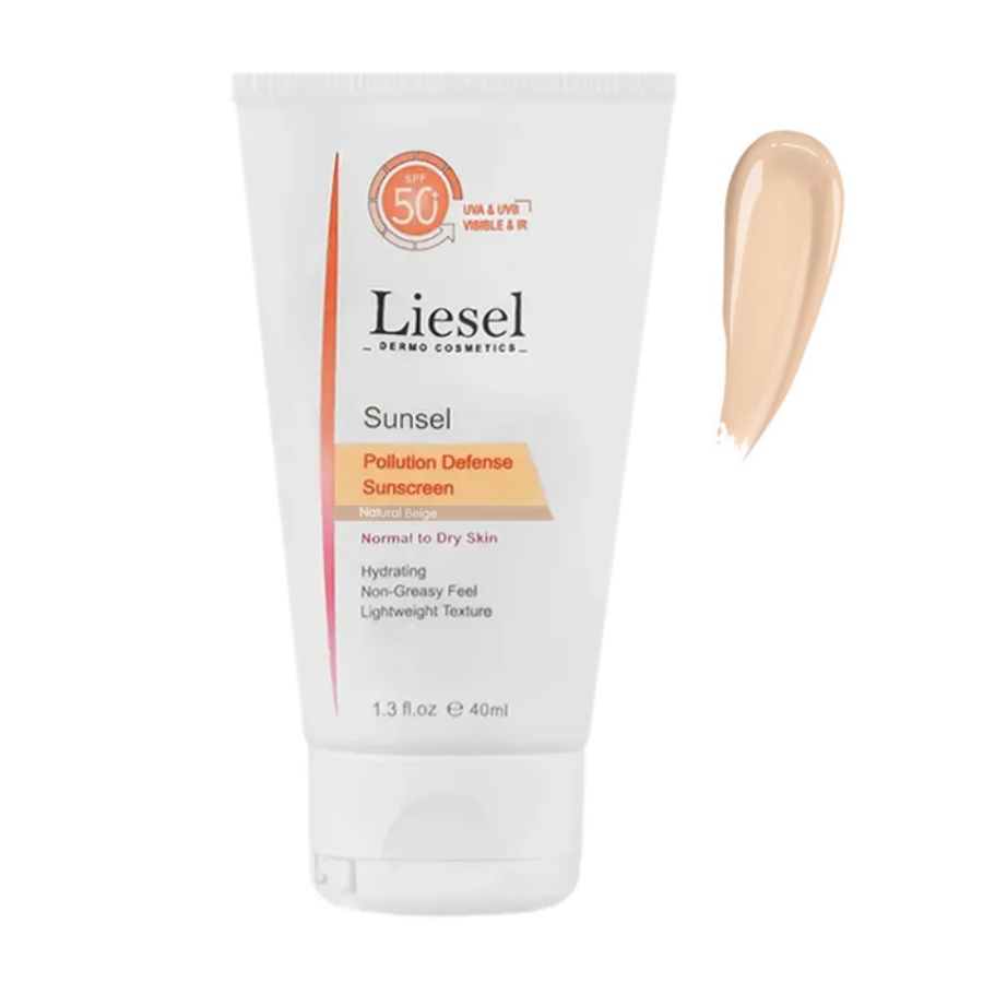 کرم ضدآفتاب رنگی لایسل SPF50 پوست نرمال و خشک 40ml