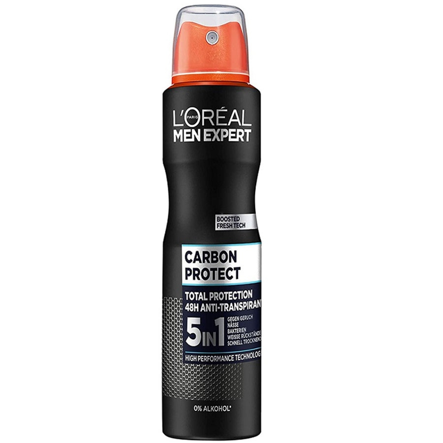 اسپری ضد تعریق مردانه 48 ساعته 5 در 1  لورال 250ml Carbon Protect