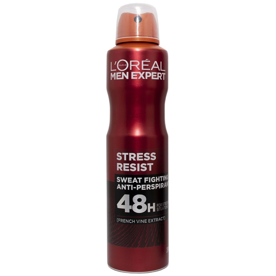اسپری ضد تعریق مردانه 48 ساعته لورال 250ml Stress Resist