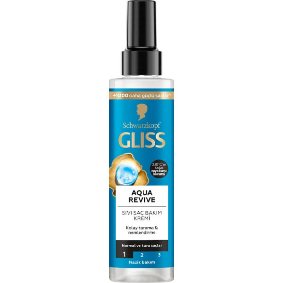 اسپری دو فاز آبرسان گلیس 200ml Aqua Revive 