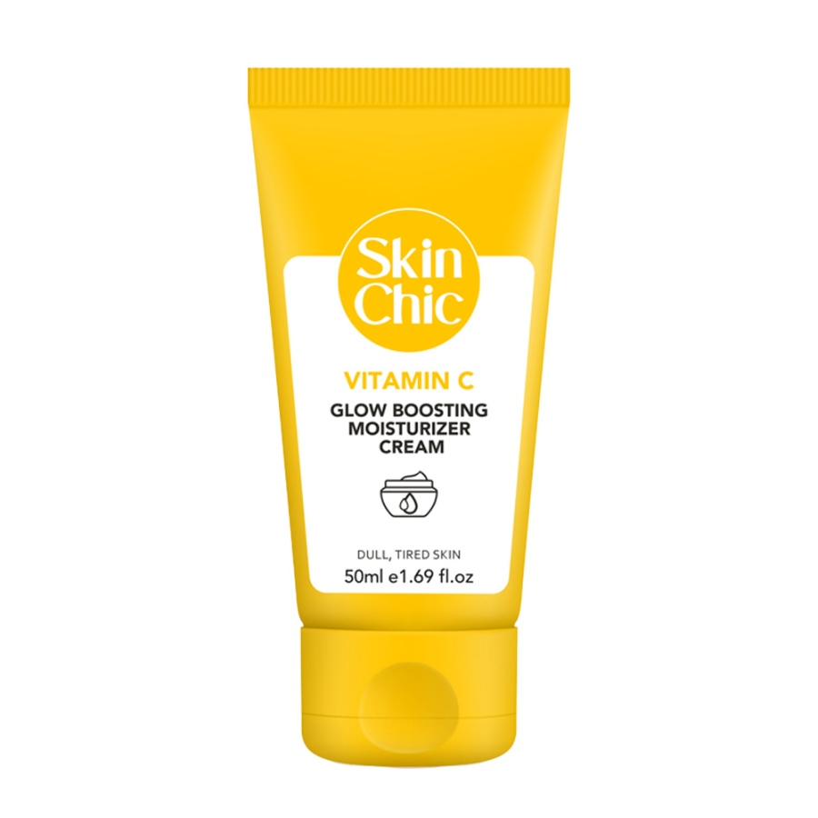 کرم روشن کننده و مرطوب کننده اسکین شیک حاوی ویتامین سی 50ml