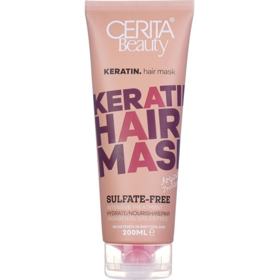 ماسک مو فاقد سولفات مناسب موهای کراتینه سریتا 200ml