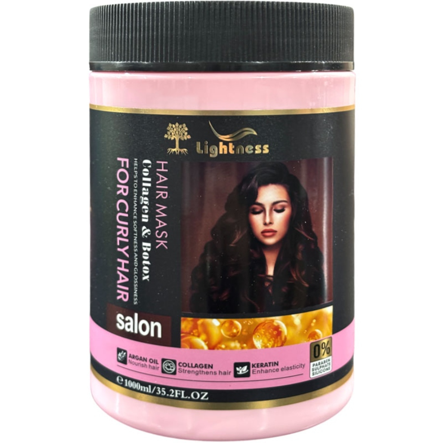 ماسک موهای فر لایتنس کلاژن و بوتاکس 1000ml