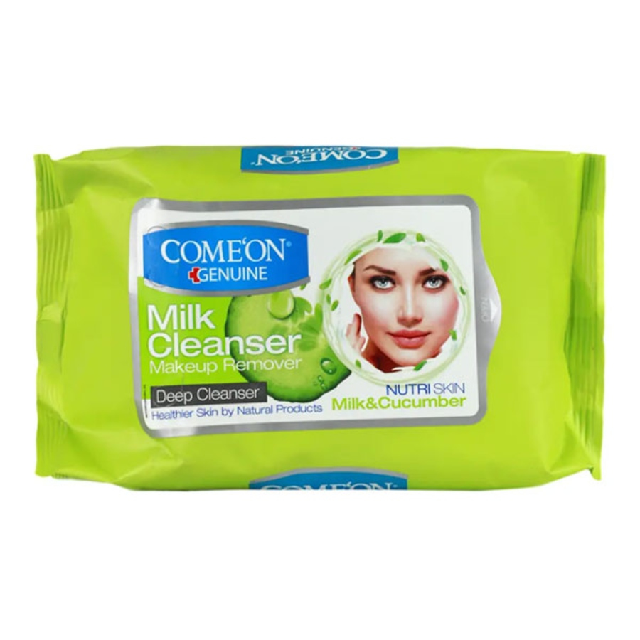 دستمال مرطوب پاک کننده آرایش کامان 20 عددی