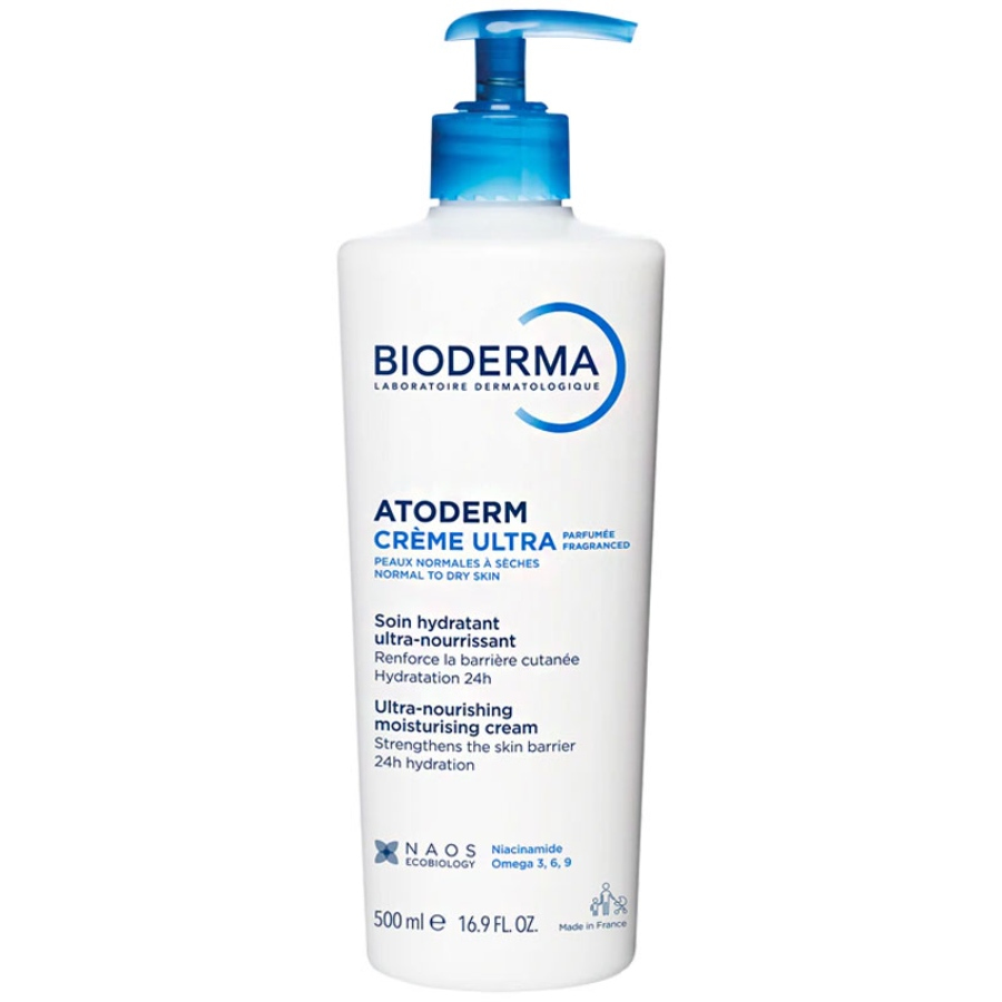 کرم مرطوب کننده صورت و بدن بایودرما 500ml