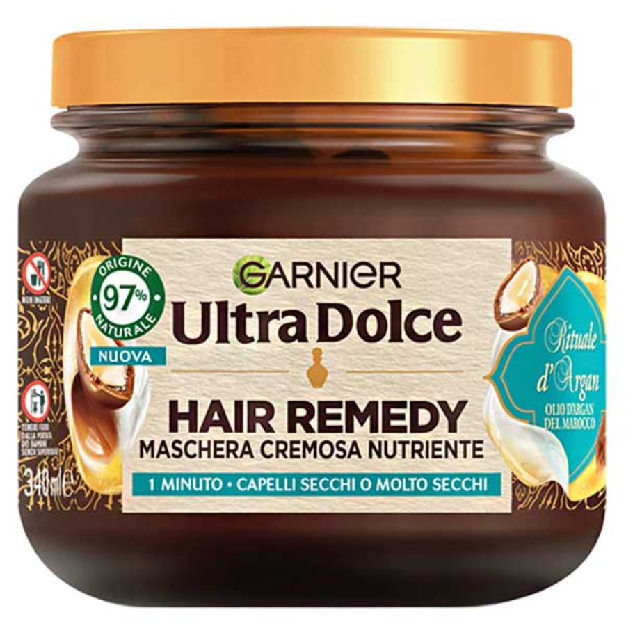 ماسک موی روغن آرگان مراکشی و کرم بادام گارنیه Ultra Dolce Argan 