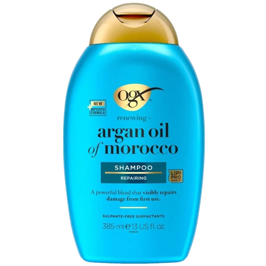 شامپو فاقد سولفات ترمیم کننده روغن آرگان او جی ایکس 385ml