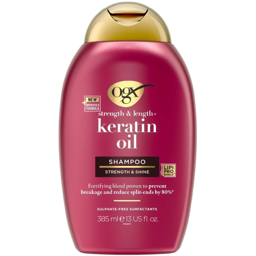 شامپو فاقد سولفات ترمیم کننده کراتین او جی ایکس 385ml