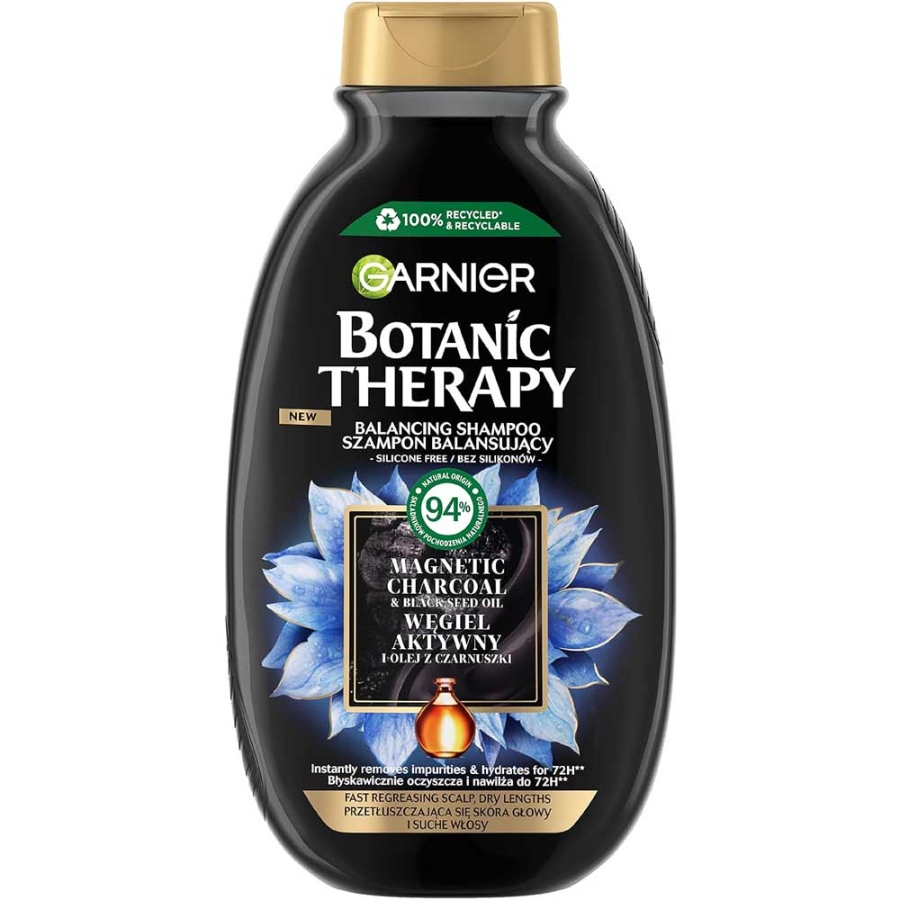 شامپو پوست سر چرب و مو خشک Botanic Therapy گارنیه 400ml